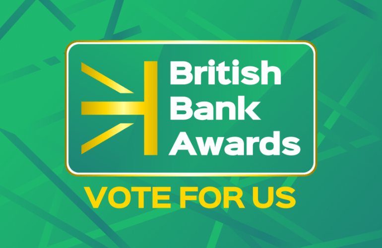 We’re British Bank Awards 2020 finalists!